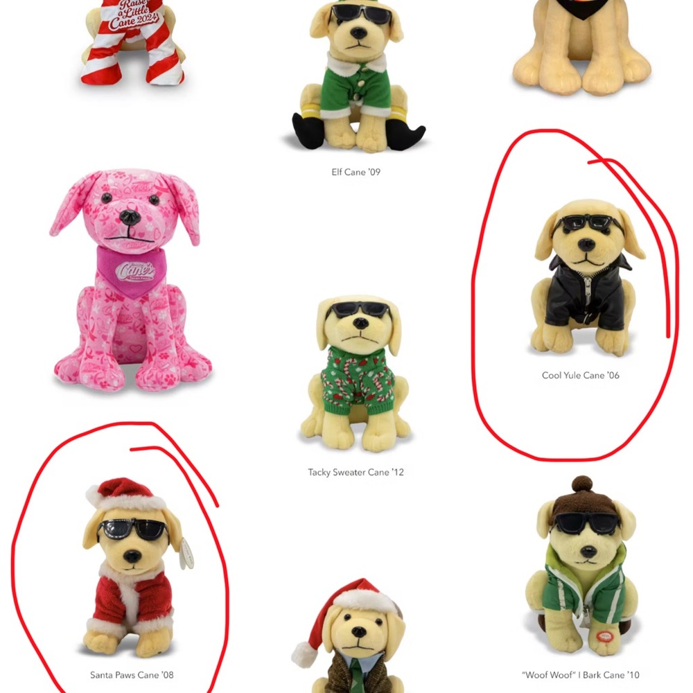 ISO! Raising Cane’s Plush Puppies! I need two more to complete my collection.